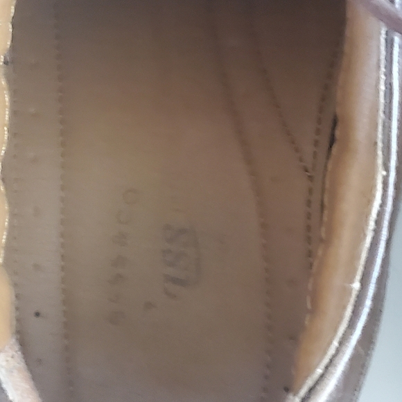 GH Bass Mens Gordon II Brown Lace Up Leather Oxford Dress Shoes Size 10 M - Picture 9 of 10